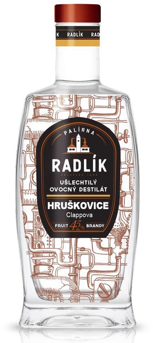 Radlík Hruškovice Clappova 0,5l 45%