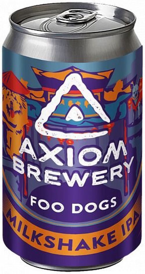 Axiom Foo Dogs Milkshake IPA s mandarinkami a liči 19° 0,33l 7%