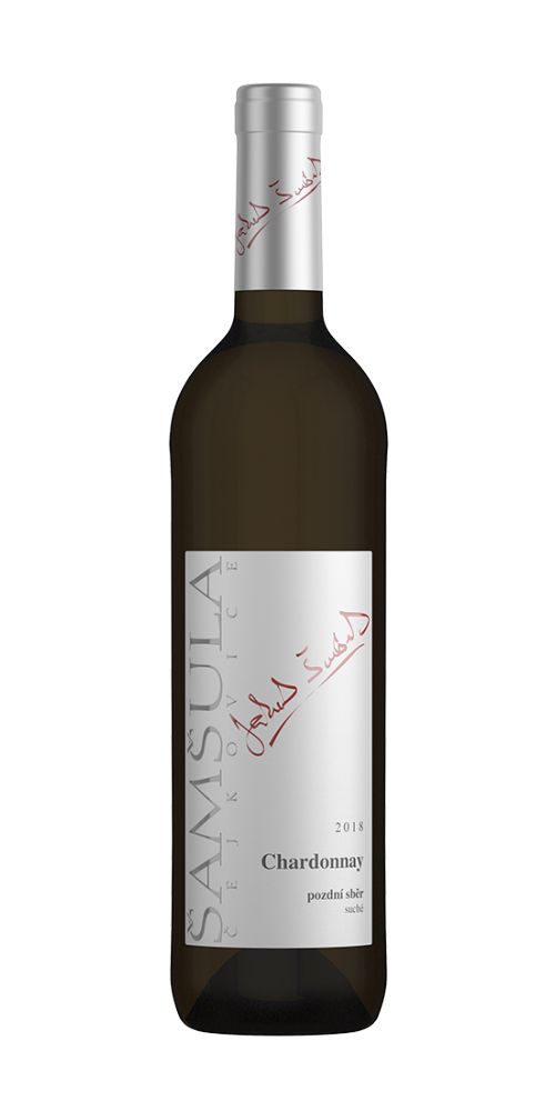 Šamšula Chardonnay TRADITIONNEL Pozdní sběr 2018 0,75l 13%