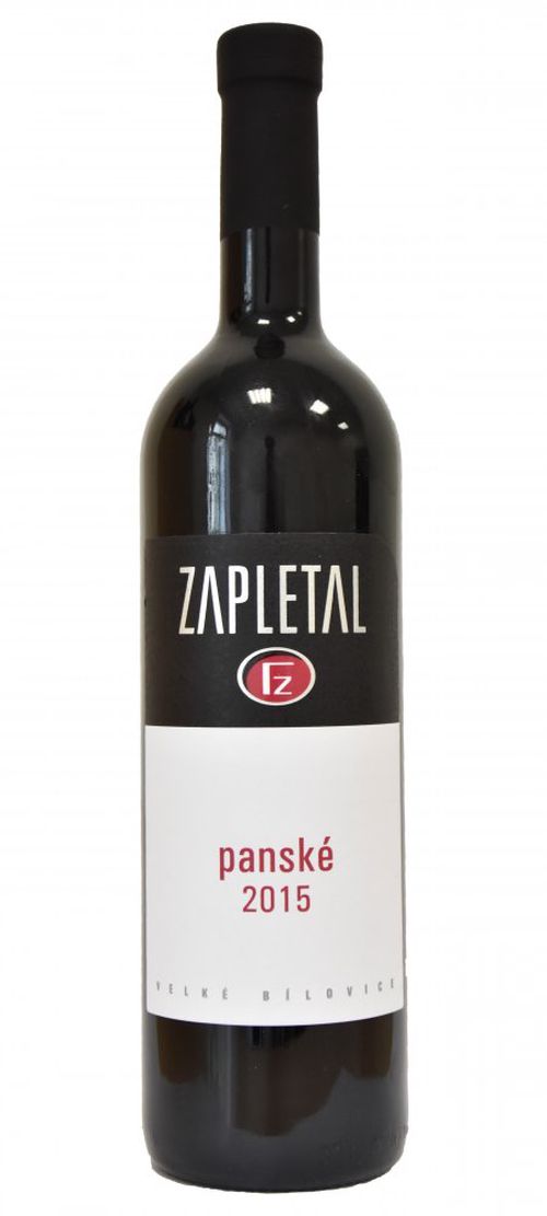 Zapletal Panské Jakostní známkové víno 2016 0,75l 13,9%