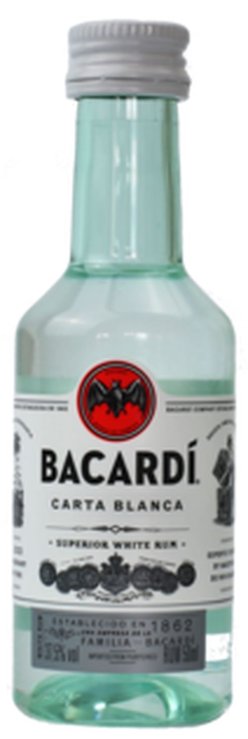 Mini Bacardi Carta Blanca 37,5% 0,05l