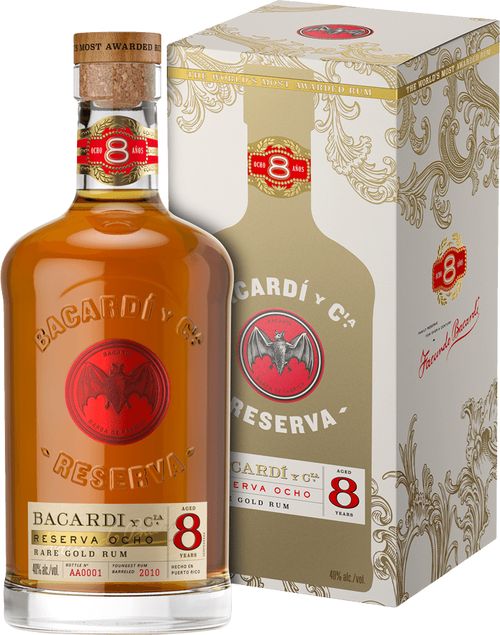 Bacardi Reserva Ocho 8y 0,7l 40% GB