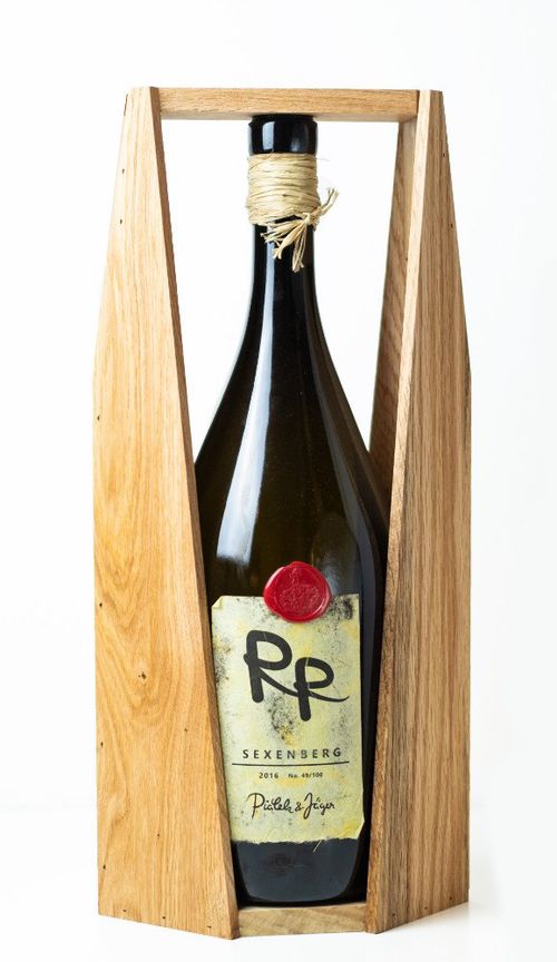 Piálek & Jäger Ryzlink Rýnský Sexenberg Pozdní sběr 2016 3l 12,5% L.E. S Držákem