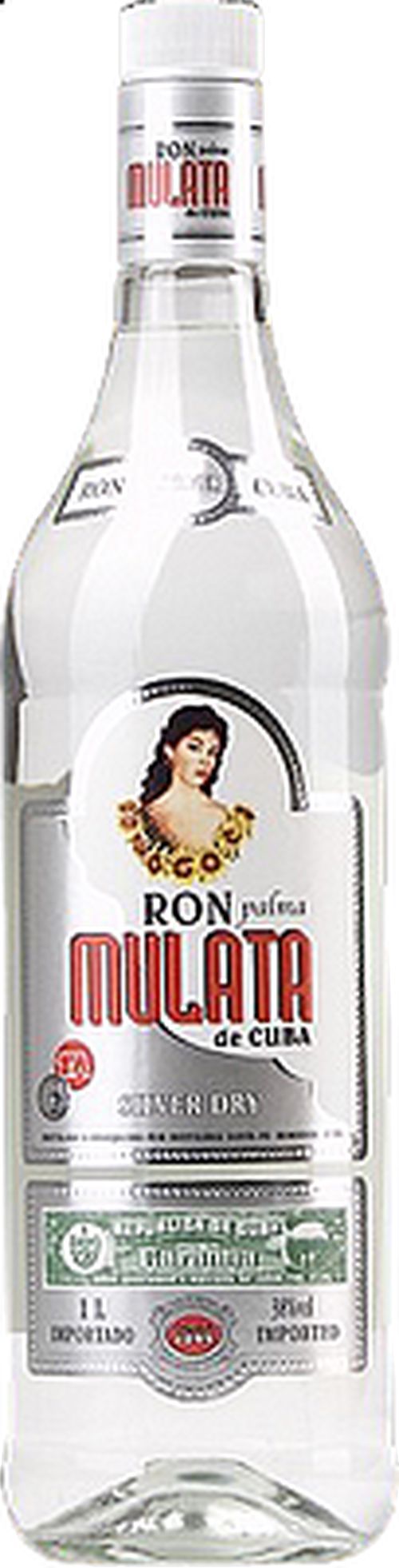 Ron Palma Mulata Silver Dry 1l 38%