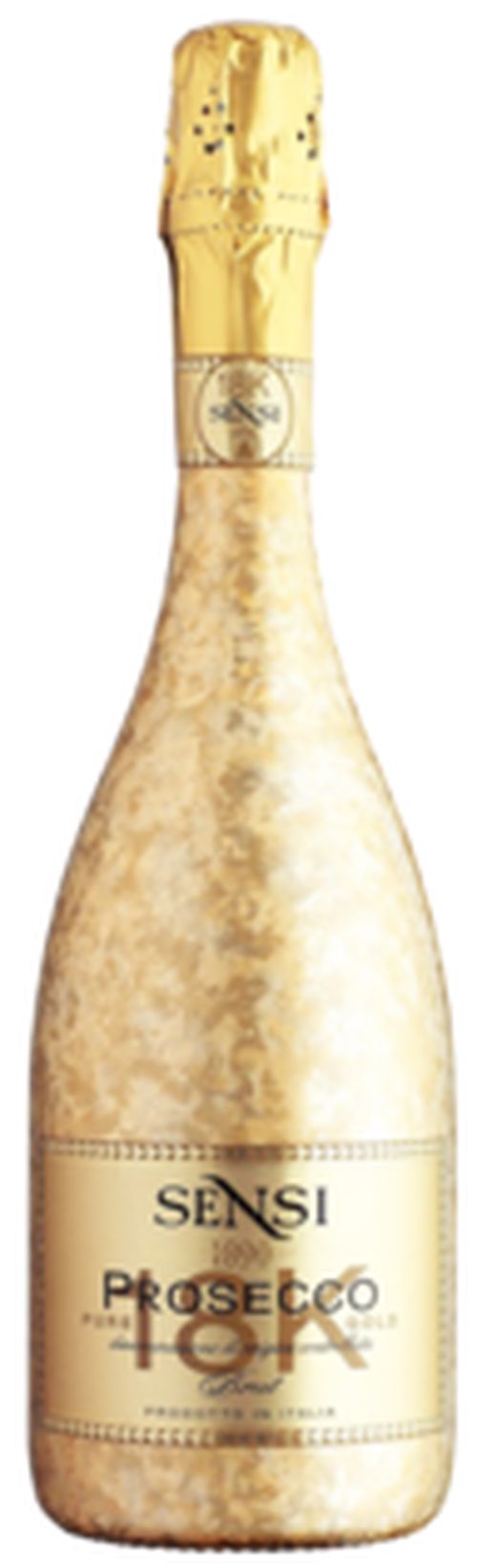 Prosecco Sensi 18K Gold Brut 11% 0.75l