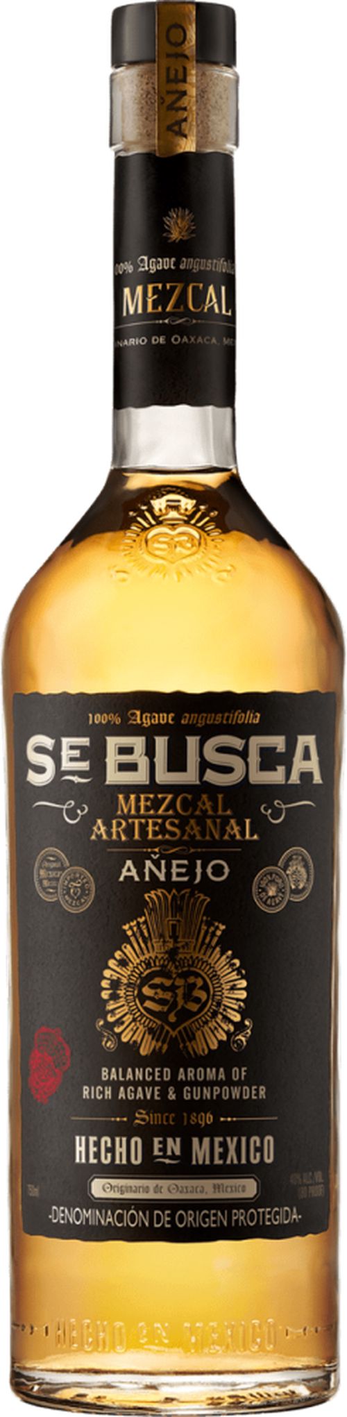 Se Busca Mezcal Artesanal Aňejo 0,7l 40%