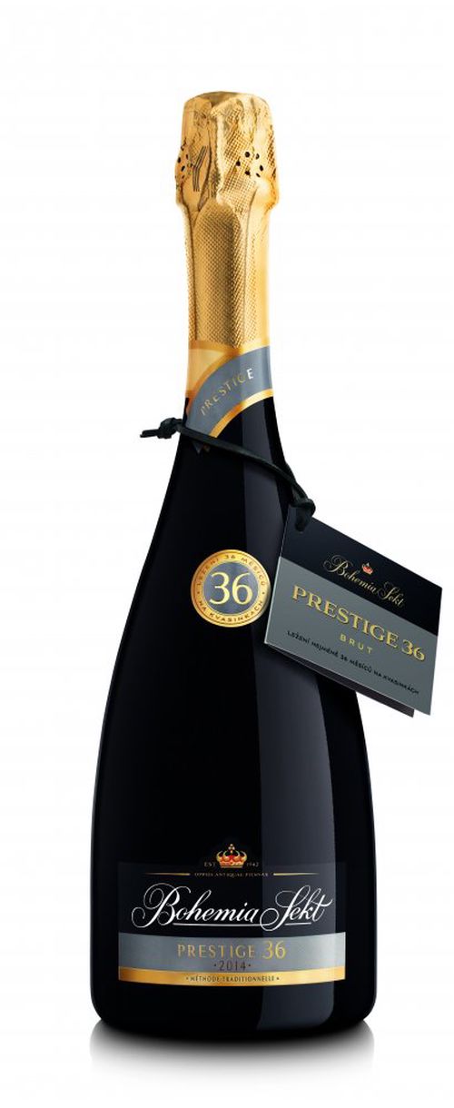 Bohemia sekt Prestige 36 Brut Jakostní šumivé víno stanovené oblasti 2014 0,75l 12,5%