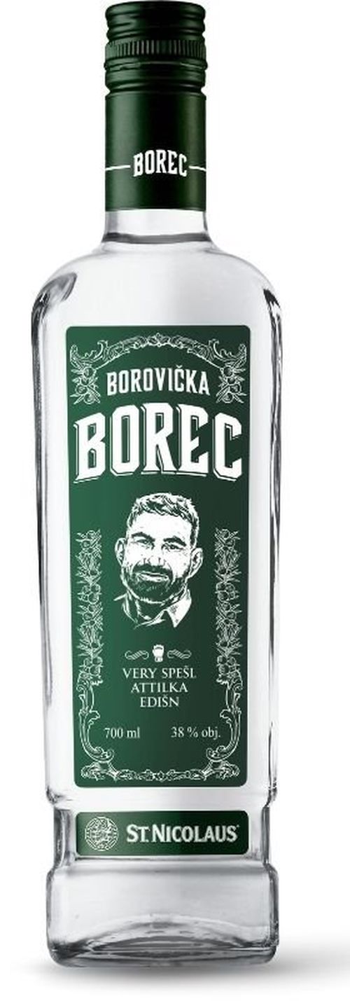 Borovička Borec Very Spešl Attilka Edišn 0,7l 38% L.E. / Rok lahvování 2021