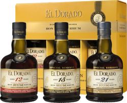 El Dorado Collection 12YO,15YO,21YO 42 % 3X0.35L