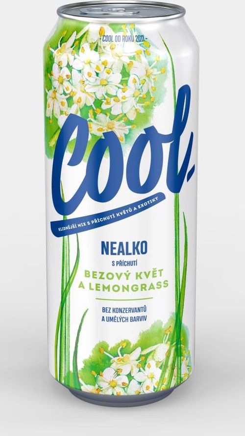 Staropramen Cool Bezový květ a Lemongrass Nealko 4×0,5l Plech