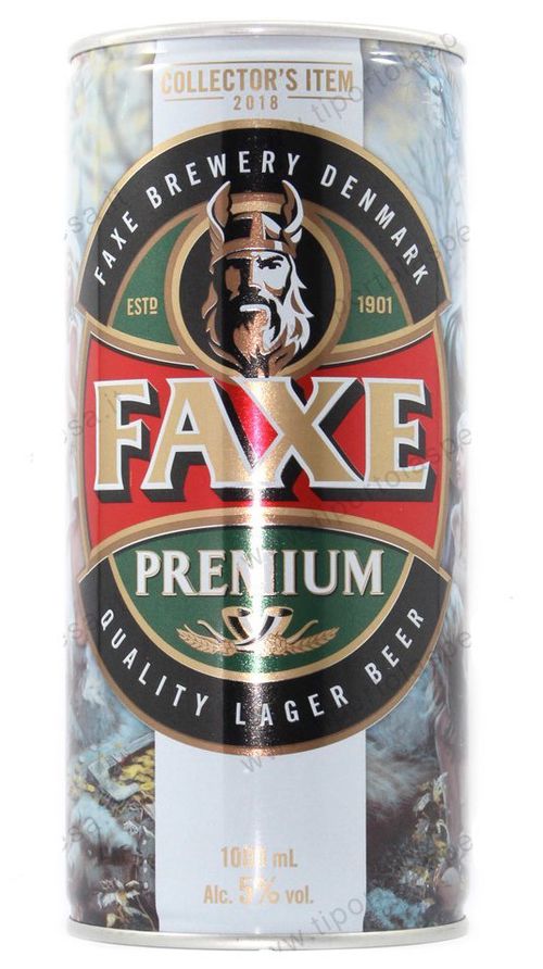 Faxe Premium Beer 11° 1l 5 Plech výhodně