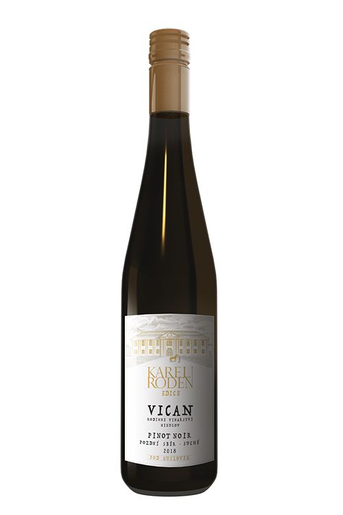 Vican Pinot Noir Edice KAREL RODEN Pozdní sběr 2018 0,75l 13,5%