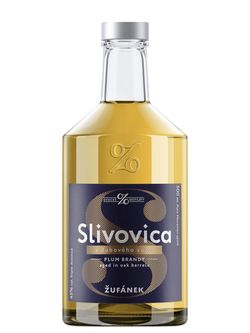 Slivovica Žufánek z dubového sudu 0,5l 45%